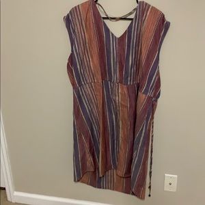 Multicolored shift dress